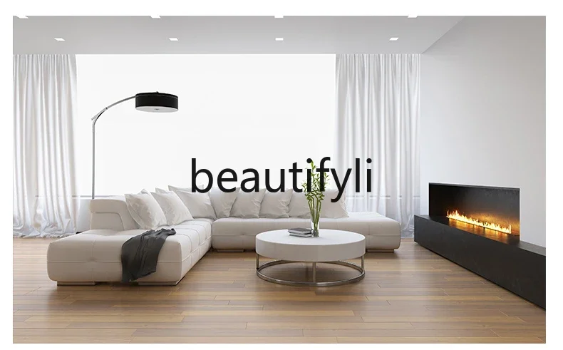 3D atomizing fireplace embedded simulated flame ultra-thin decorative electronic humidifier