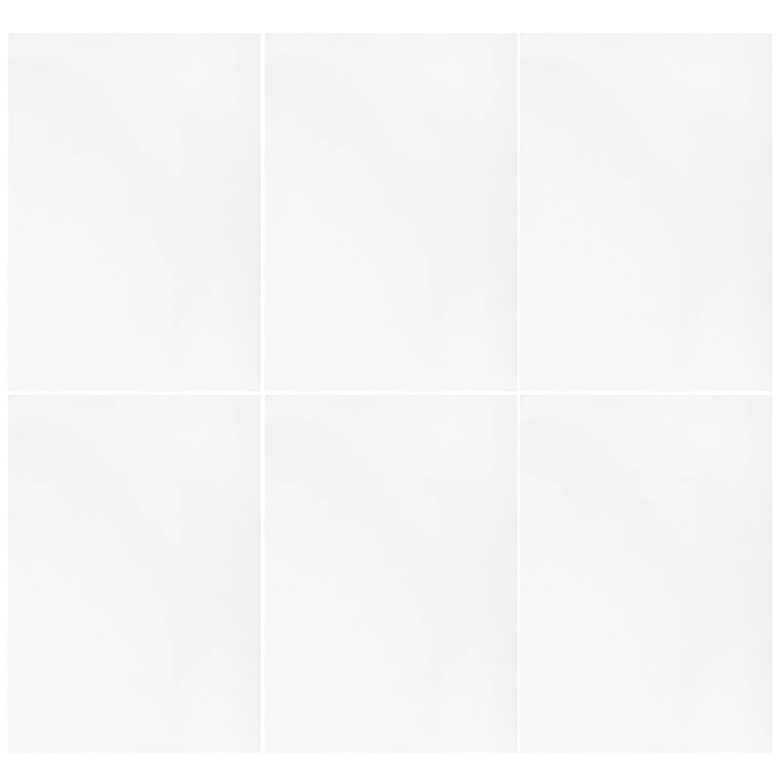 

6Pcs Back Glue Embroidery Fabric Washable Soluble Stabilizer for Clothing Bags Caps Machine Stick and Stitch DIY Supplies