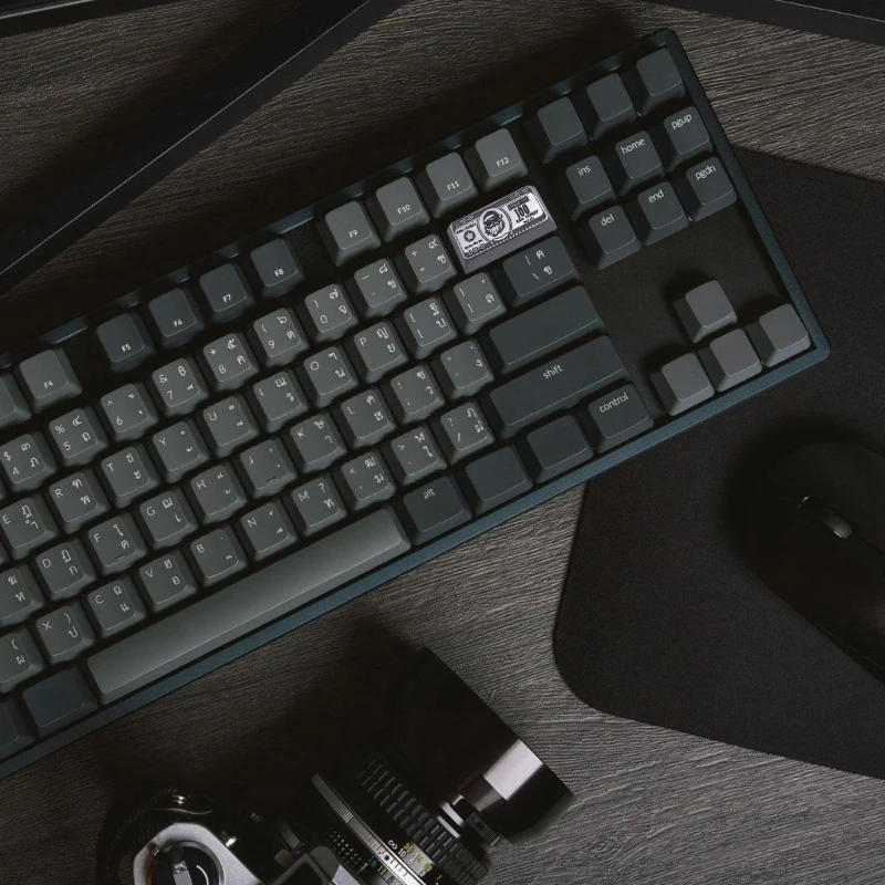 2.0U سبائك الزنك لوحات المفاتيح الميكانيكية Keycap الارتفاع الأصلي المعادن الخلفية Keycap لإعدادات المكتب والألعاب