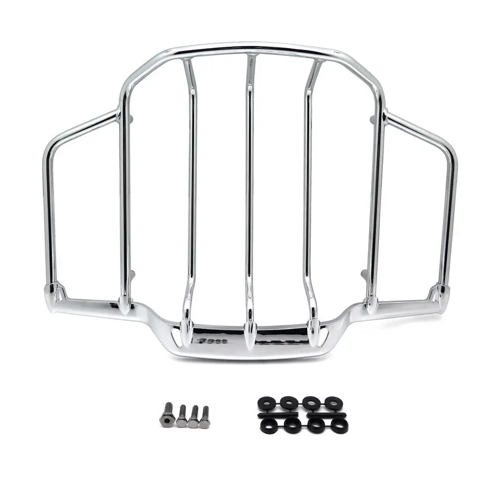 Air Wing Tour Pak Luggage Rack Rail For Harley Davidson Touring FLHT FLHX FLHR FLTR Motorcycle Accessories Chrome