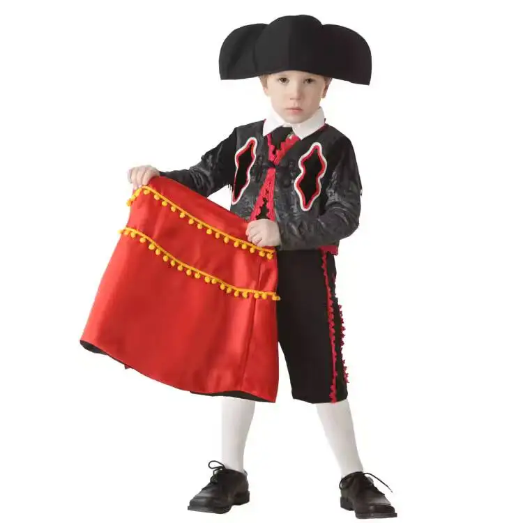 

Spanish Bullfighter Costumes For Halloween, Children's Day, Carnival Stage Performance
