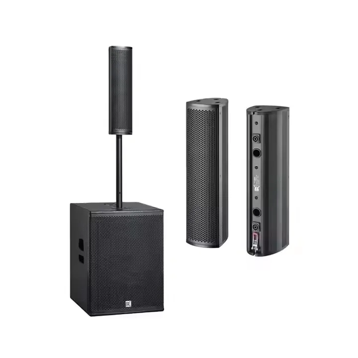 Sistema de Audio Portátil a Prueba de Agua con Altavoz de Columna Line Array Mini de 4 Pulgadas para Fiestas en Interiores y Espectáculos