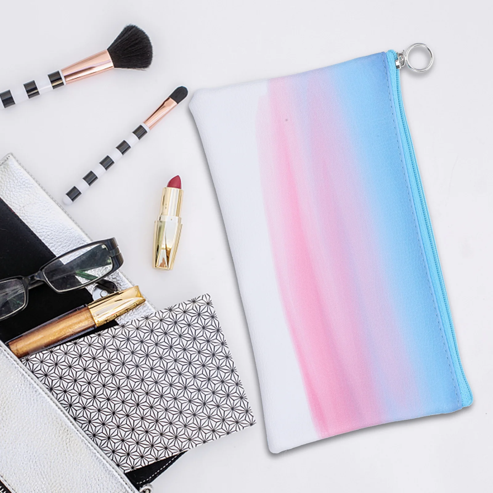 Small Multifunctional Lipstick Storage Bag Durable Portable Makeup Pouch for Purse Travel Organizer Case