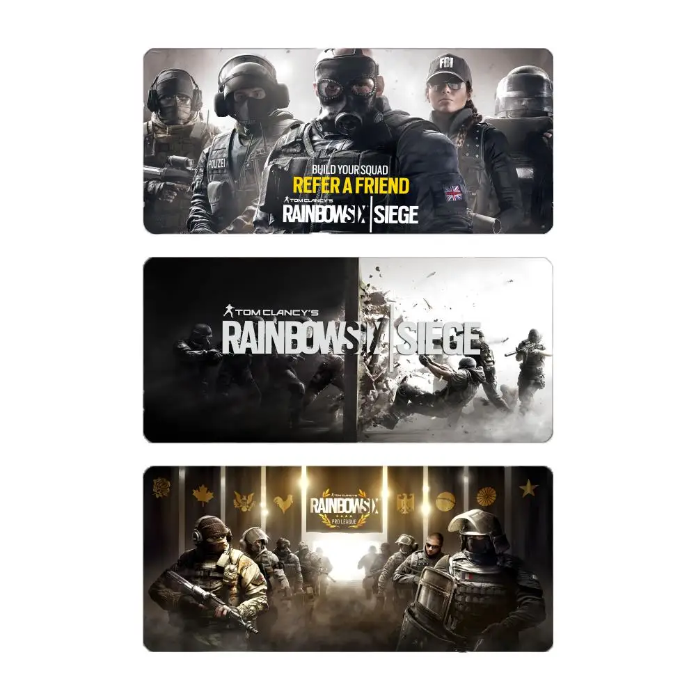 Game Tactical R-Rainbow Six Siege Mouse Pad Mousepad Large Gaming LockEdge Thickened PC Table Desk Mat
