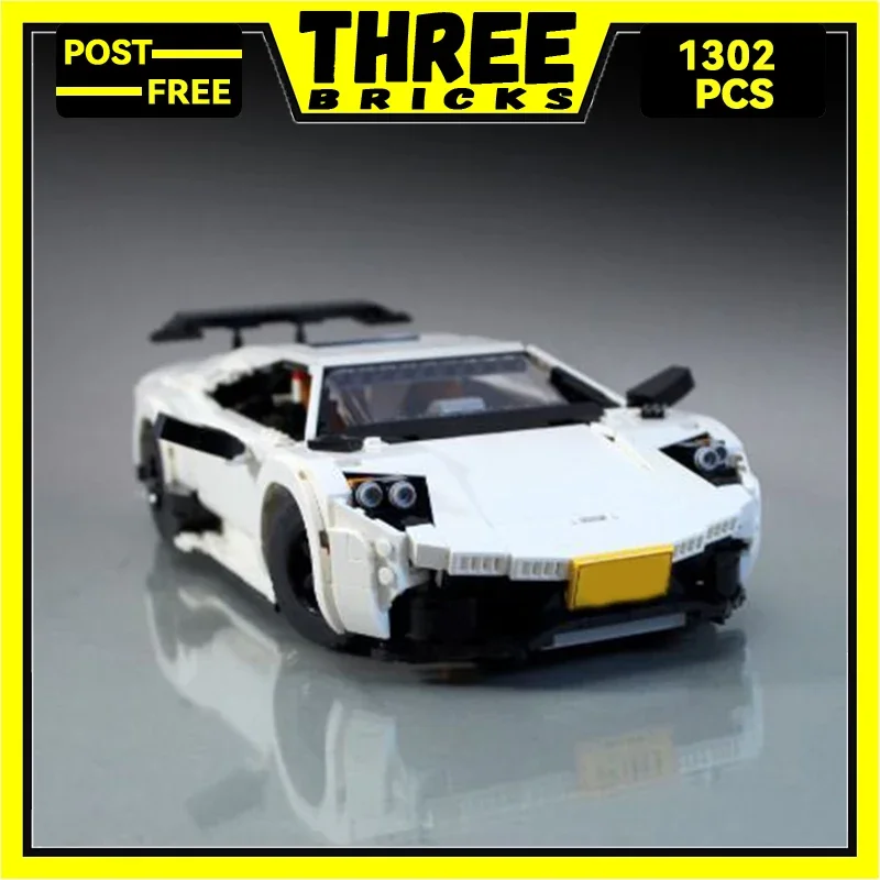 

ThreeMoc Building Blocks Sports Car Model SeriesSpeed Champion SV Technology Bricks DIY Toys For Kids Children Gifts MINI Blocks