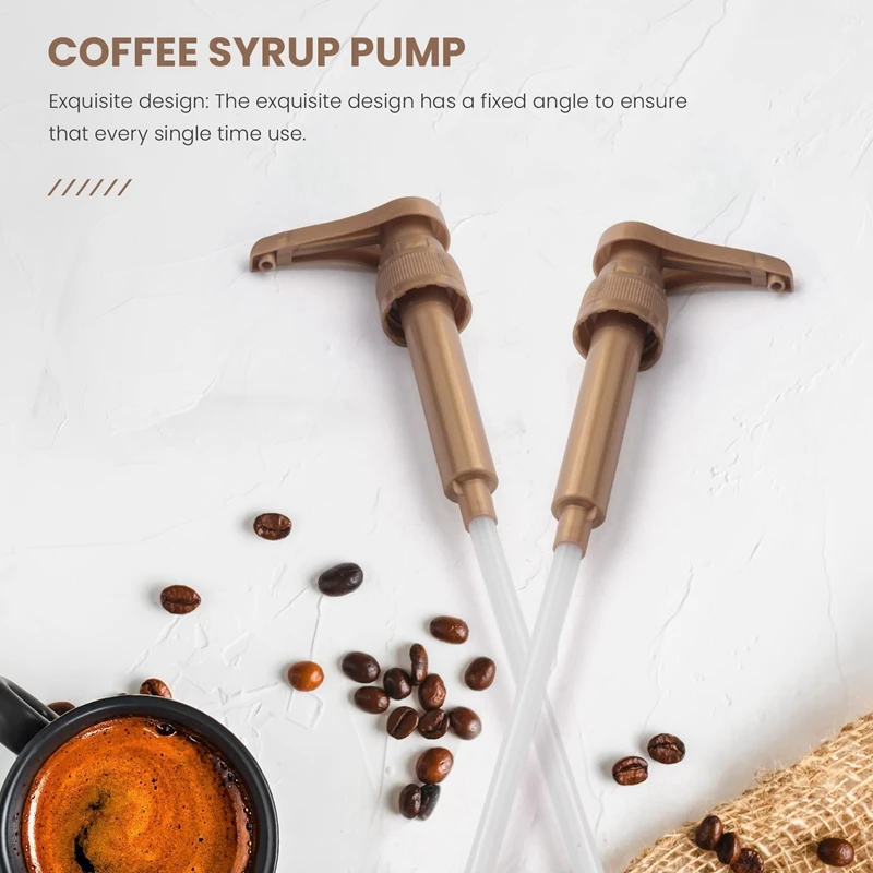 القهوة الحليب الشاي موزع شراب مضخة ، السائل الأسود لشراب توراني ، زجاجة عصير ، 2 قطعة