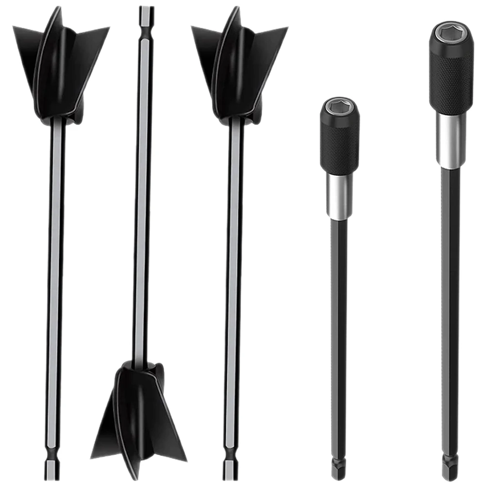 

Agitator Mixer Paddle Paint Stirrers Small Blade for Drill Blender Mixing Attachment Abs Plastic Power