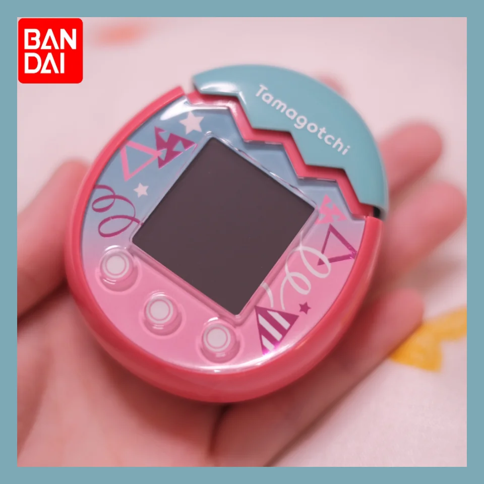 Bandai Original Tamagotchi incontra Pix Electronic Pet Machine schermo a colori Console di gioco giocattoli bambini Kawaii Kids regalo di natale