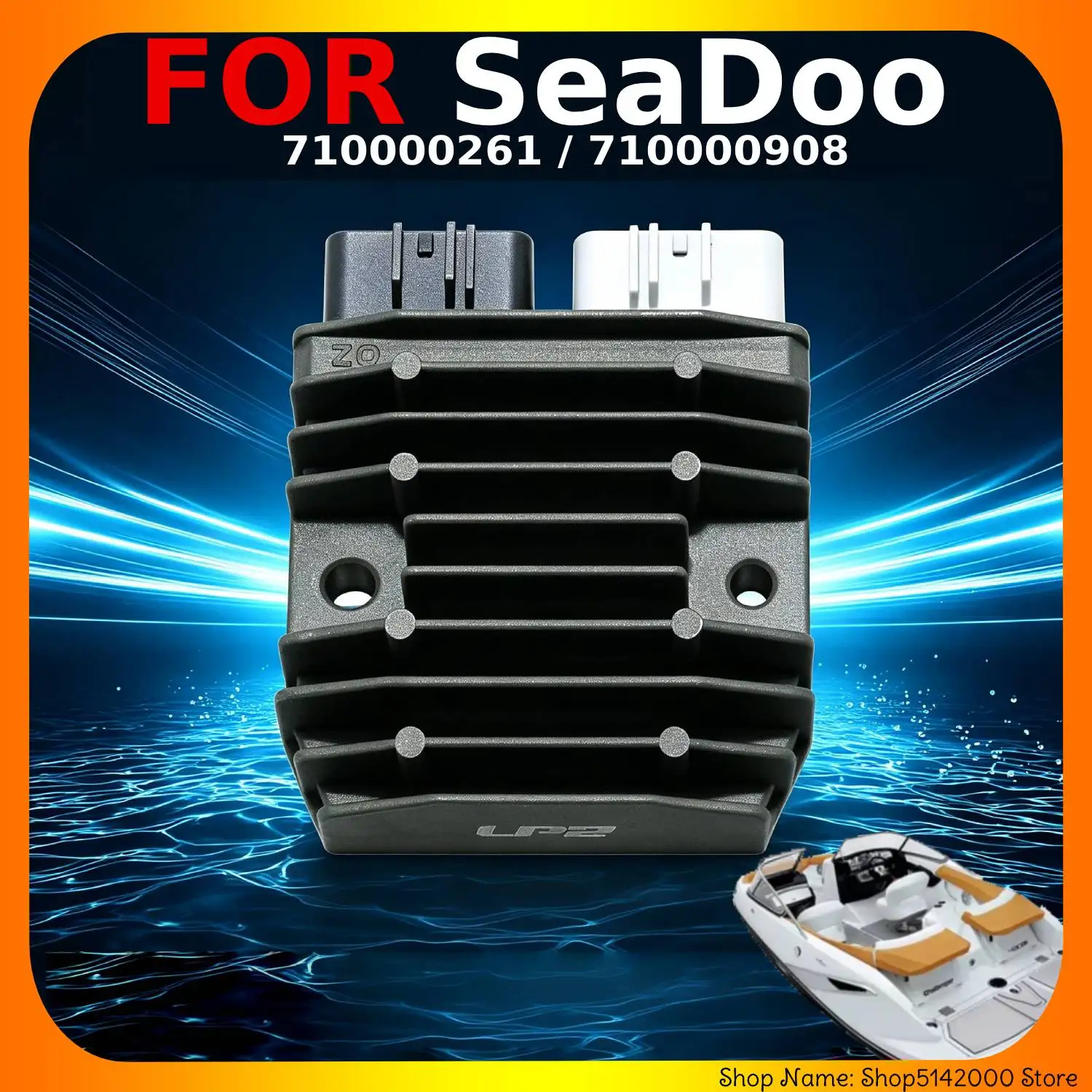 seadoo-challenger-180-150-230-130-1500cc-renegade用ボート充電電圧レギュレーター整流器-アクセサリー-710000261-710000908