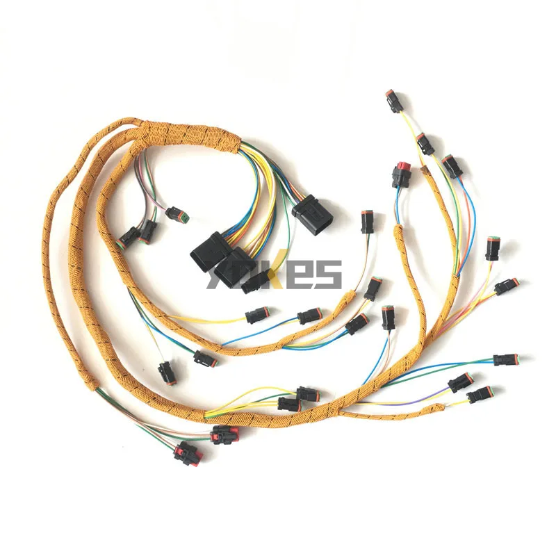 525-2620 549-9283 291-7804 For Caterpillar Cat 320GC 330GC Excavator Distribution Solenoid Valve Wiring Harness Cable Assembly