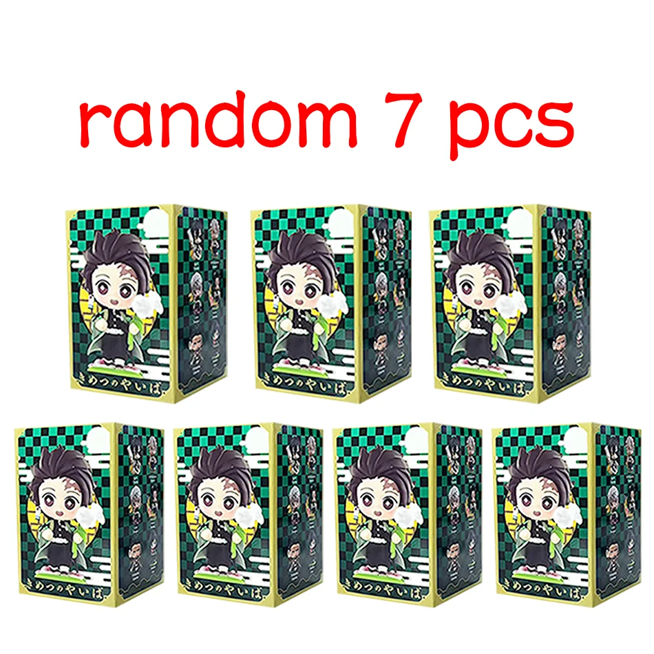 Demon Slayer Tanjiro Kamado Nezuko anime cartoon figuur blinde doos creatieve gepersonaliseerde standbeeld model ornament verrassing geschenkdoos