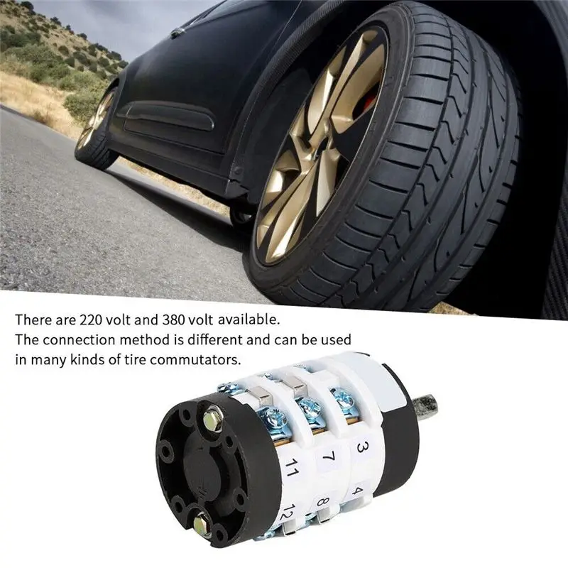 AU33-1 PCS Tyre Changer Motor Forward Reverse Switch Forward And Reverse Foot Pedal 20A 220/380V White