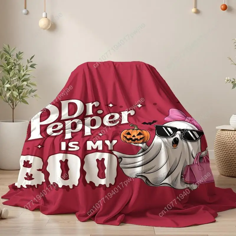 Classic Halloween Dr.pepper Blanket - Soft Warm  