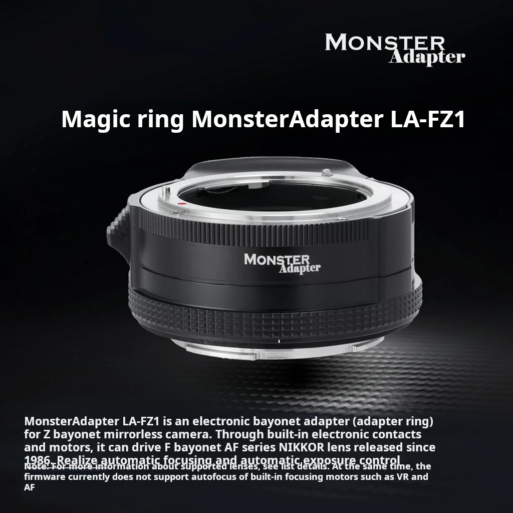 Monster LA-FZ1 AutoFocus Adapter for Nikon F Lens to Nikon Z