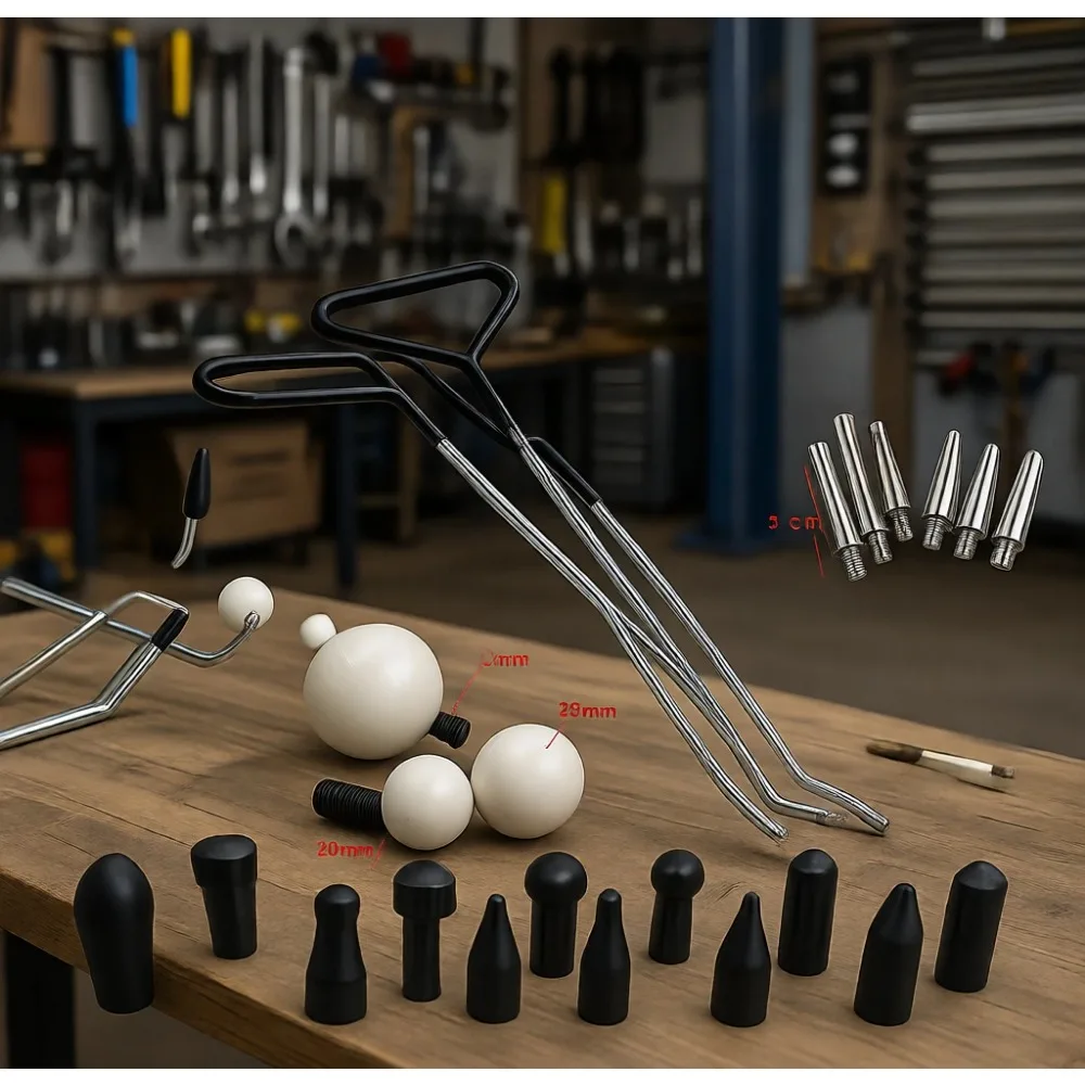 

Набор из 6 инструментов для удаления вмятин на автомобилях, для ремонта вмятин от града и на дверях