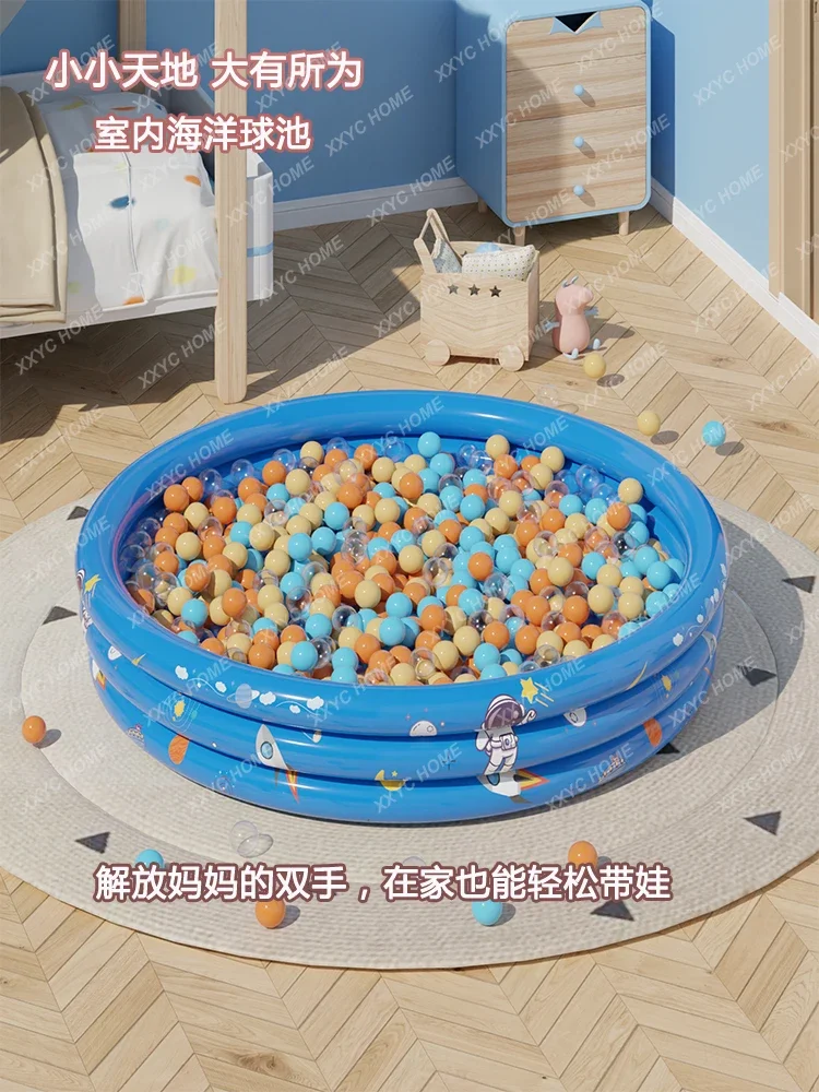 Ocean Ball Pool, Water Playing Toy Pool, Swimming Pool, Household Fence, Baby and Children's Inflatable Foldable