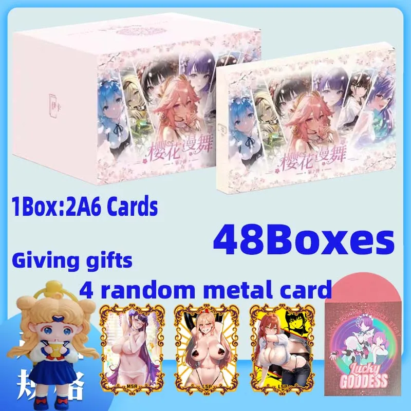 

Newest Sakura Dance 2 Collection Card Goddess Story Waifu Booster Box CCG ACG TCG World Trading Hobbies Gift