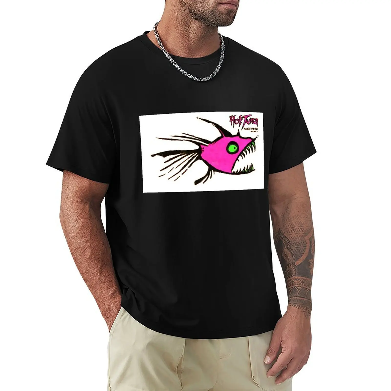 حار التونة تصفح أستراليا تي شيرت جرافيك تي شيرت خمر الأزرق أرشيف بلوزة رجالي جرافيك تي شيرت مضحك #3