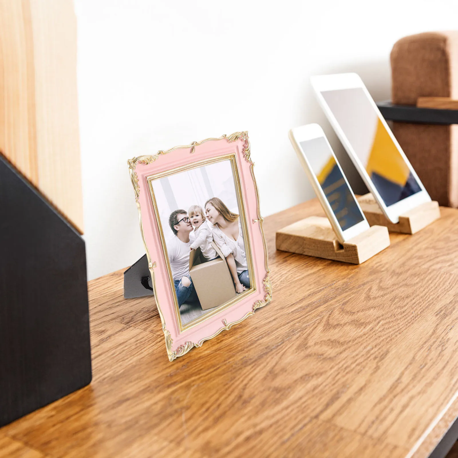 

European Style Photo Frame Resin Desktop Picture Frame For Home Office Decor Modern Design Tabletop Photo Holder Bedroom