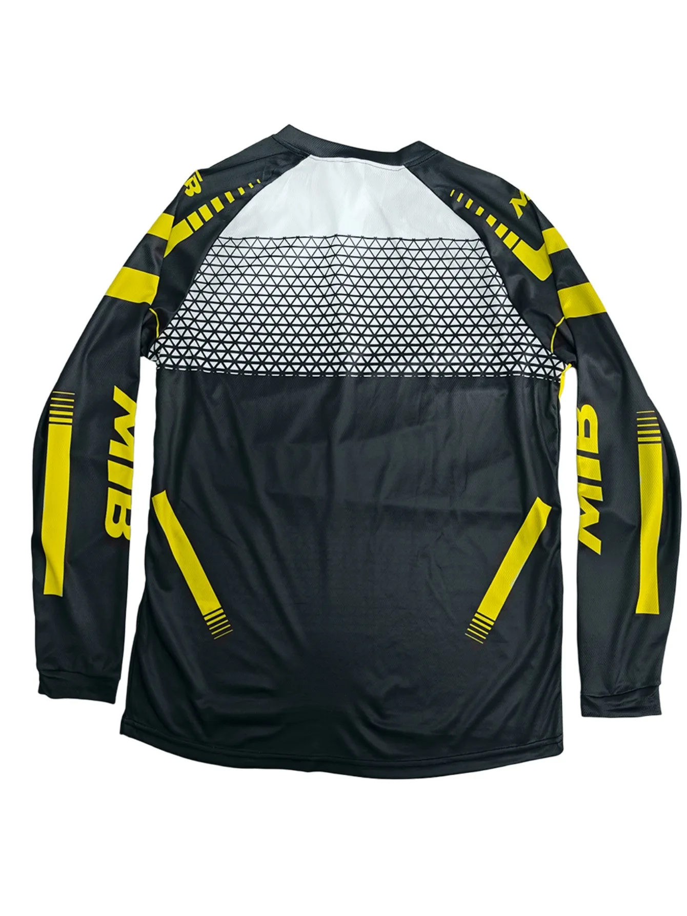 Stilvolles Downhill-Radtrikot, Unisex, Langarm, atmungsaktives Fahrradshirt mit 3D-Druck für Enduro, Trail und Offroad-Radfahren – Detail 9