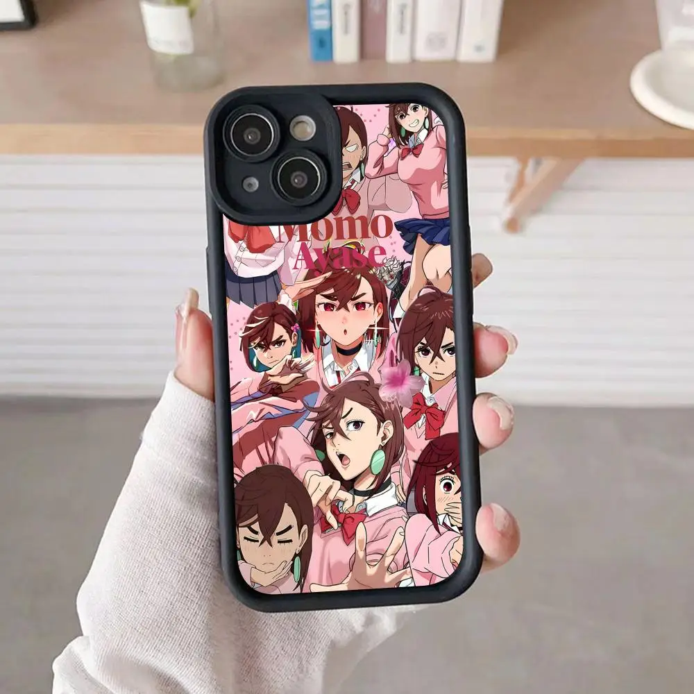 

Чехол для телефона Dandadan Ayase Momo для iPhone 17, 16, 15, 14, 13, 12, 11 Air Pro Max Plus, утолщенный цветной чехол из ТПУ для смартфона, красивый