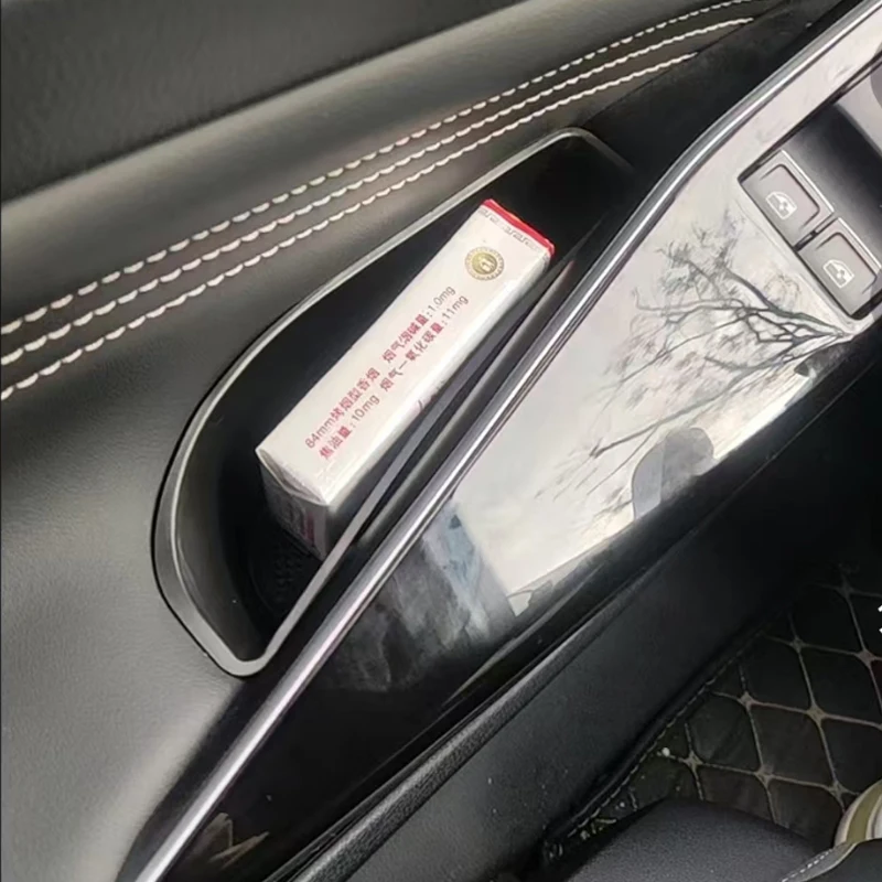 ABS باب السيارة صندوق تخزين برميل الداخلية ل Volkswagen VW ID4 ID 4 ID.4 CROZZ 2021-2025 اكسسوارات السيارات #4