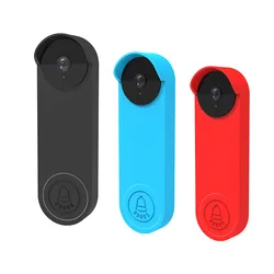 Coque en silicone pour Google Nest Hello, housse de sonnette, résistante aux intempéries, protection anti-UV