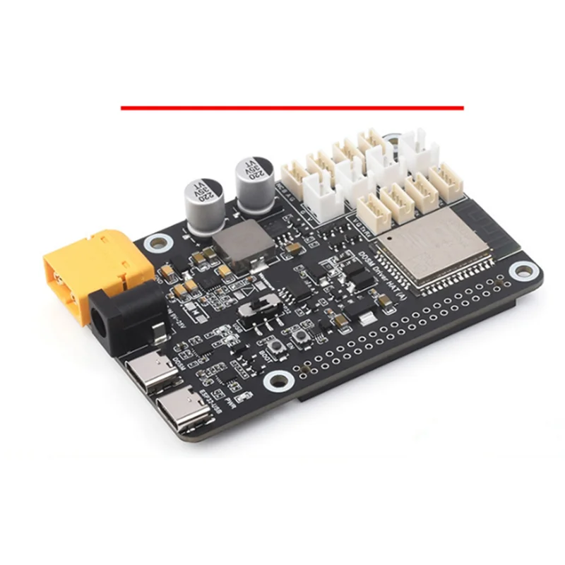 New-Wifi Wireless ESP32 DDSM Motor Driver HAT For Direct Drive Servo Hub Motors For Raspberry Pi