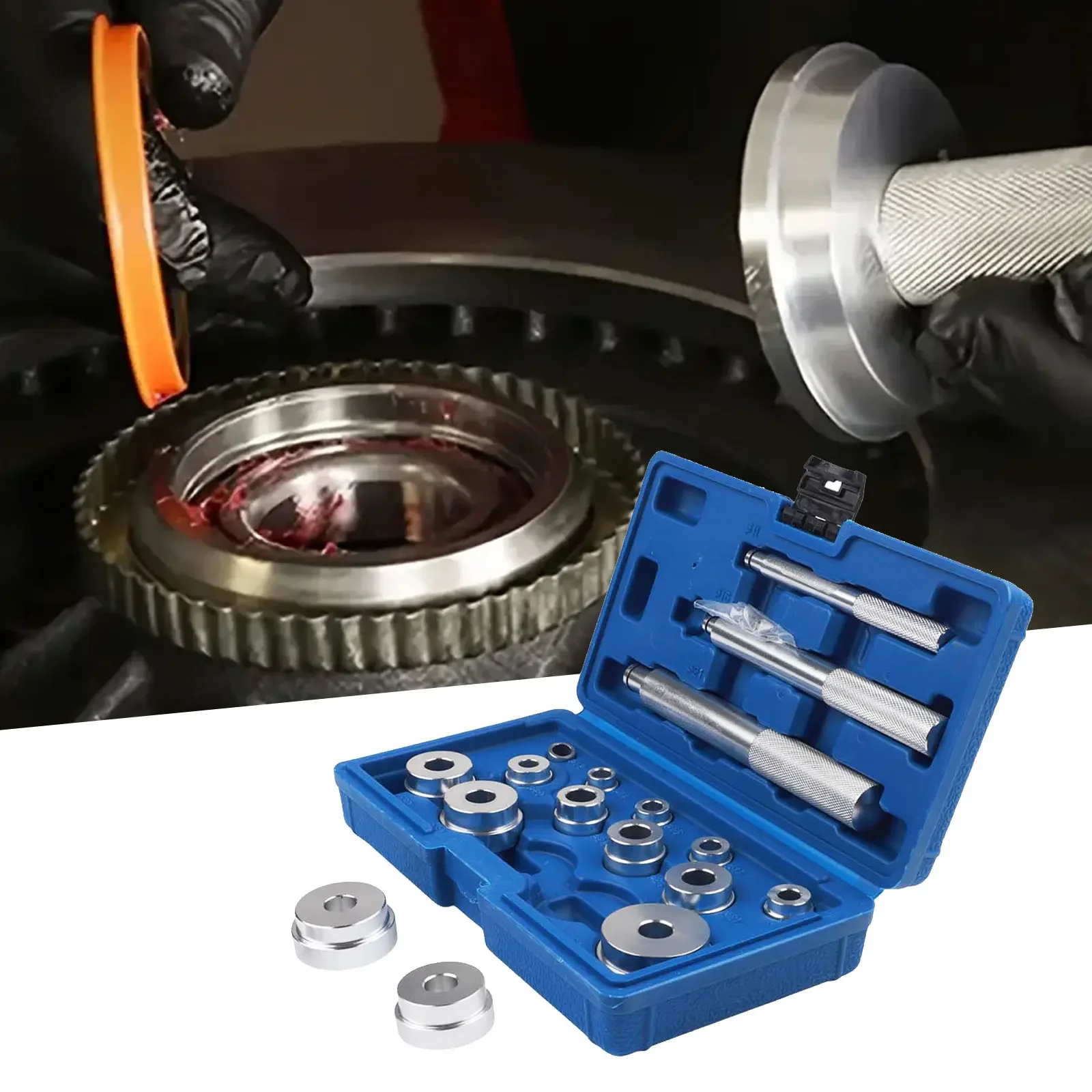 2026 New 17PCS Bearing Race And Seal Installer Set For Easy Wheel Bearing Installation In Cars Trucks SUVs Maintenance Tools