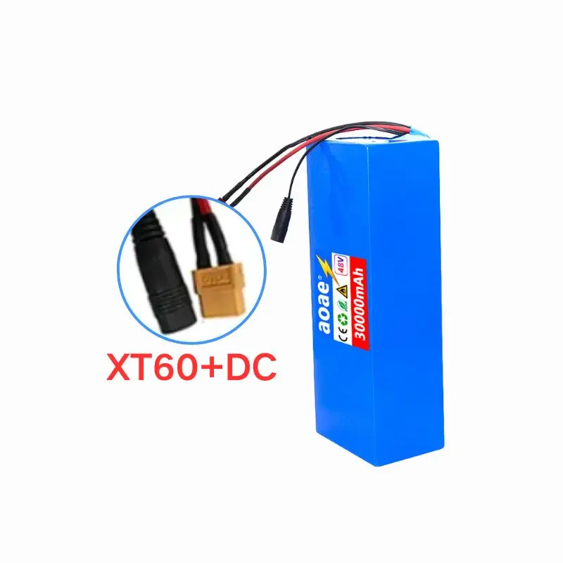 Imagem -06 - Pacote de Baterias de Lítio 18650 13s5p 48v 30000mah Bms Inteligente Integrado para E-bike Monociclo Scooter Cadeira de Rodas com