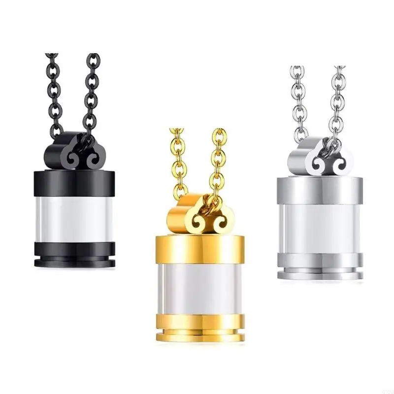Q39B Memorial Cremation Urn Jewelry Pet Cremation Jewelry Ashes 목걸이 창조적 인 애완 동물 화장 보석 URN 목걸이