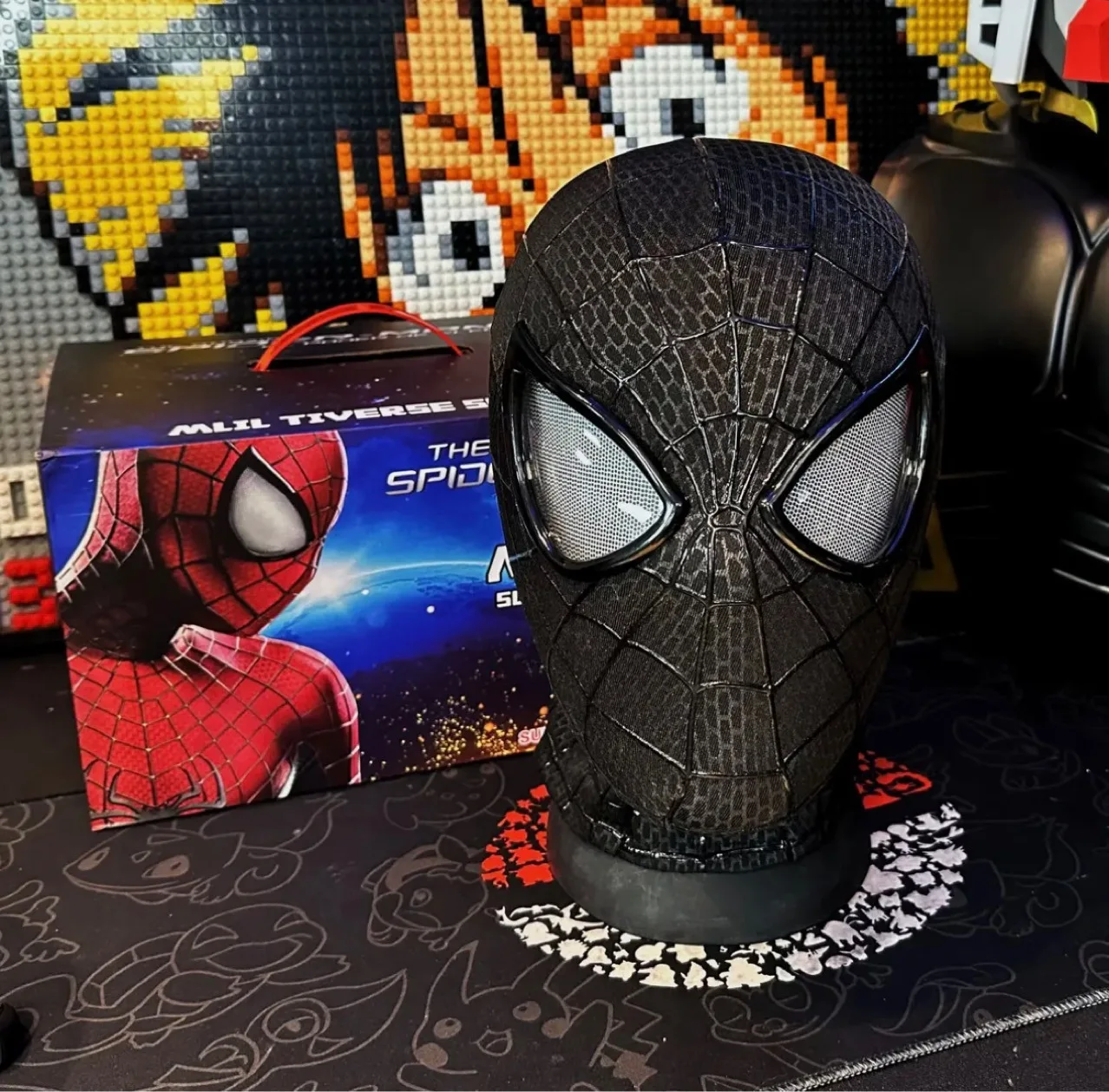 【超激レア入荷】アメイジングスパイダーマン1 高品質マスク　1/1マーベル 超激レア入荷】アメイジングスパイダーマン1 高品質マスク 1/1