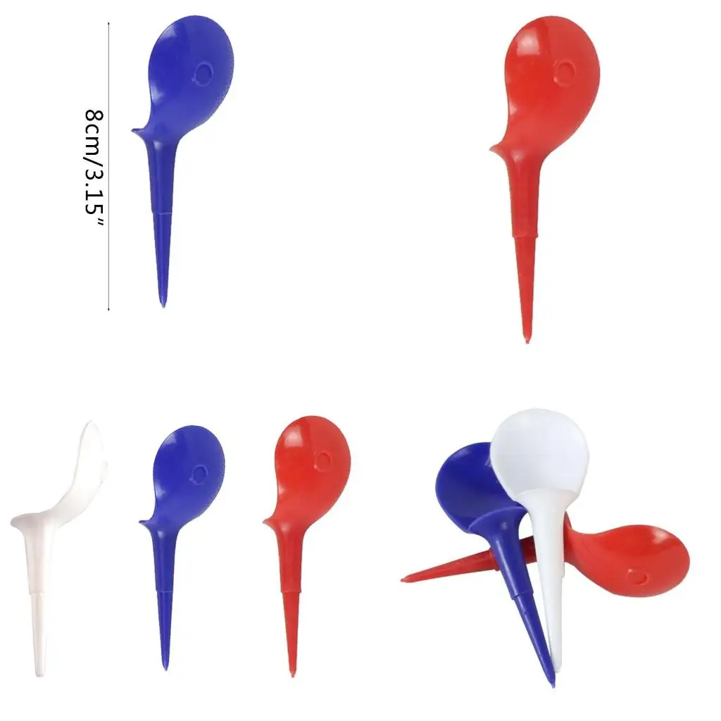 Q39E 50Pcs Professional Chair Golf Tees Unbreakable Training Tools for Beginner