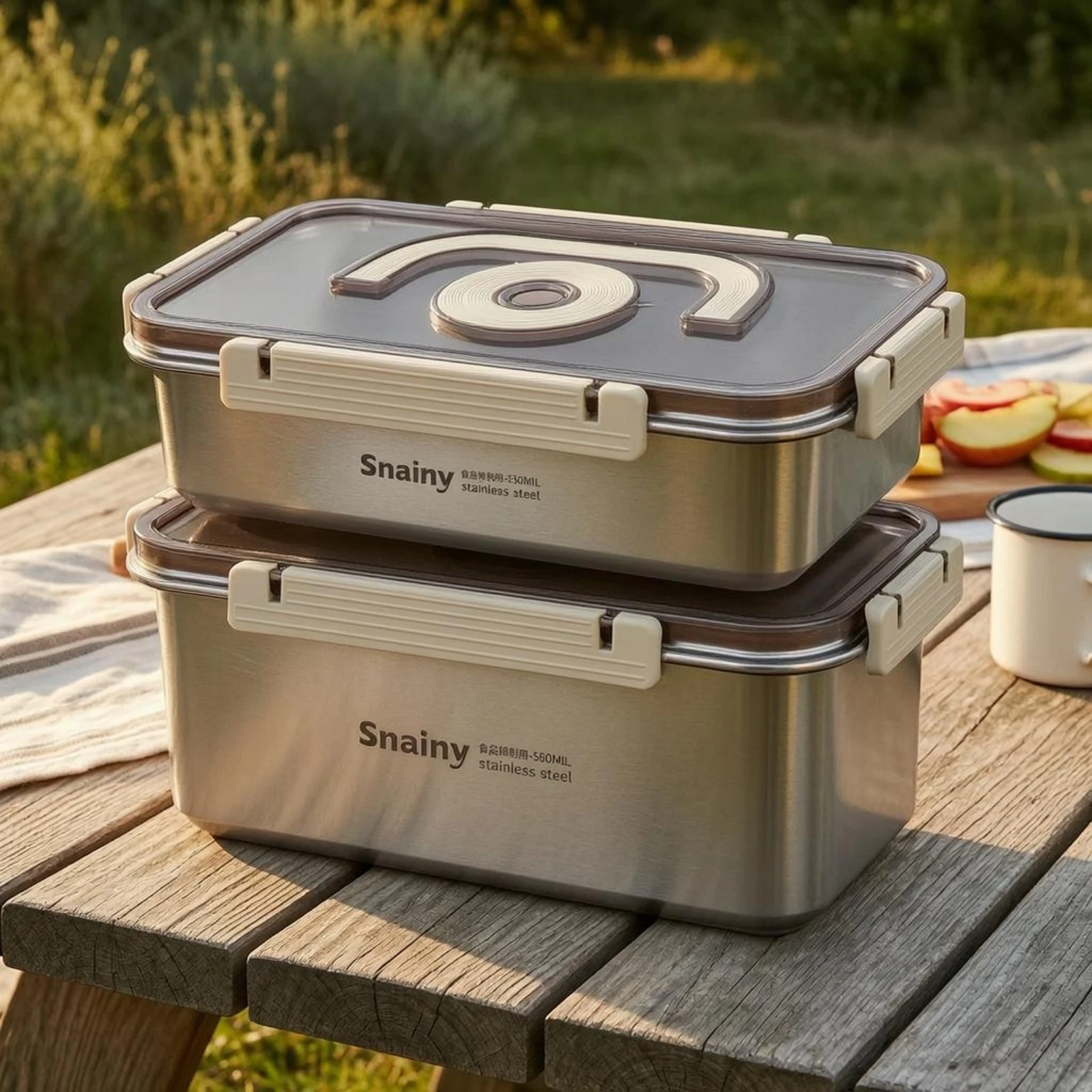 2個セット ステンレス製ランチボックス 密閉式携帯食品容器  - Meal Prep Bowl のレビューと価格