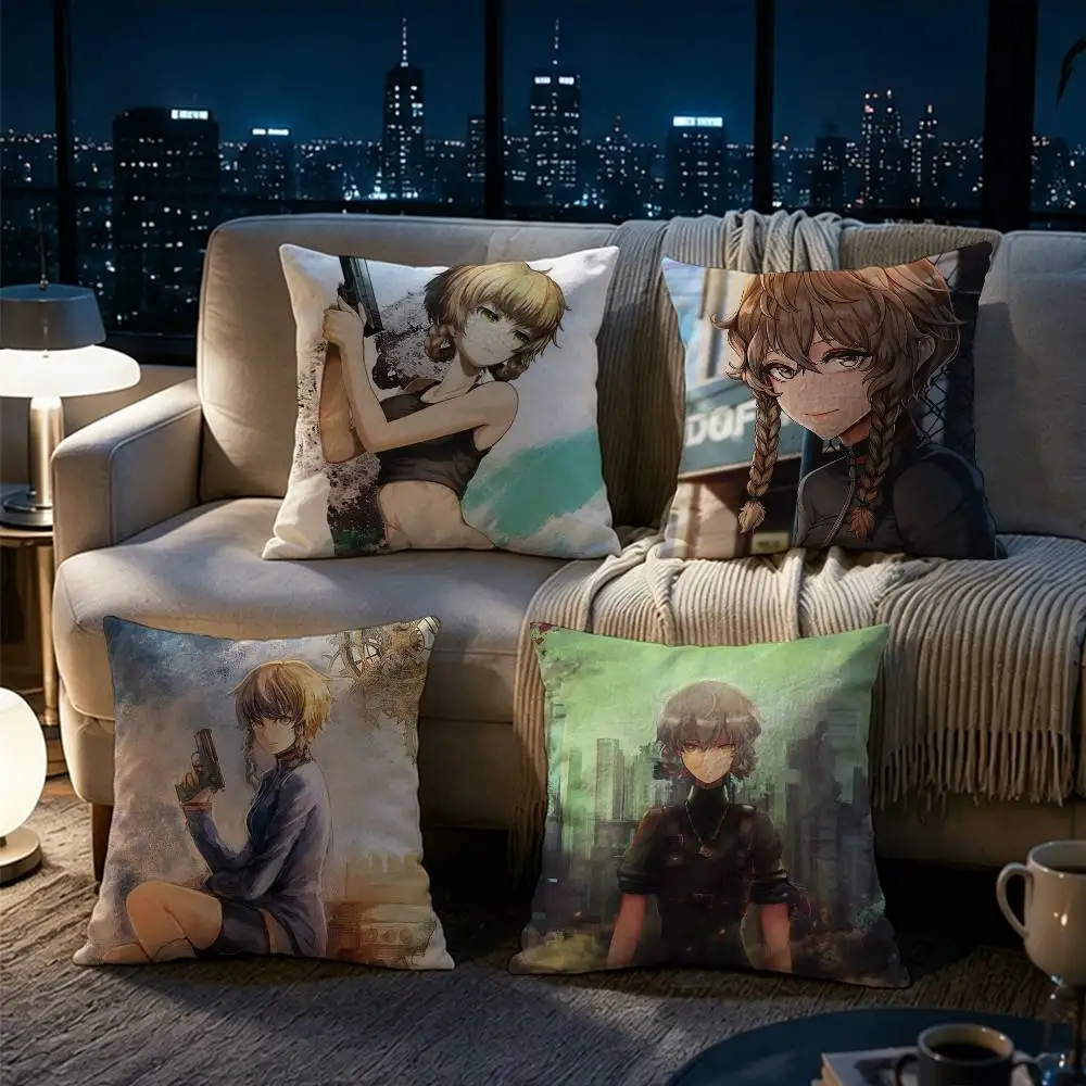 Amane Suzuha  Pillow cover gift High definition digital printing,Surprise  vivid pattern Household.