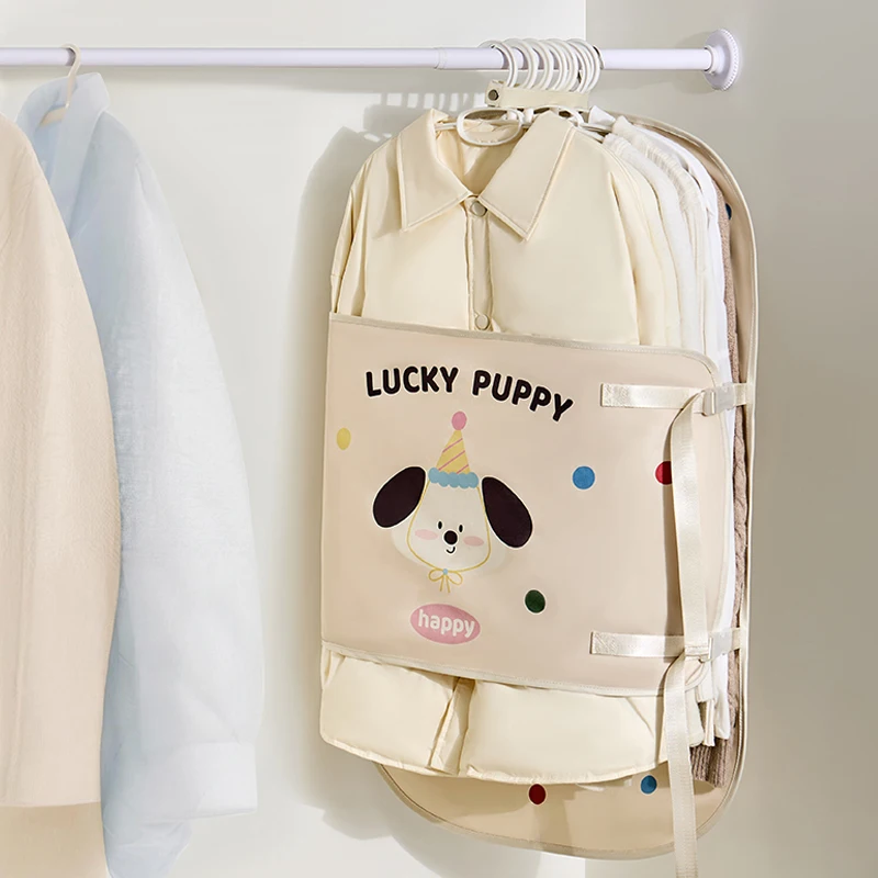 

Compressed Clothing Storage Board Dustproof Cover Wardrobe Storage Bag Fabric down Jacket Storage Bag Foldable Organizer