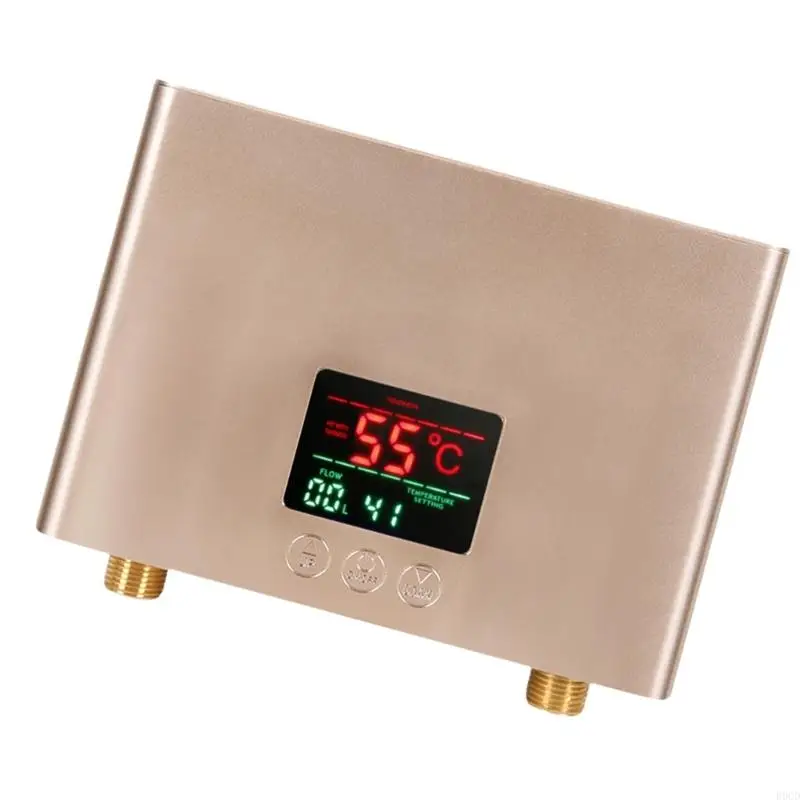 Scaldabagno elettrico a parete r9cd per lo scaldacqua a caldo controllata sotto lavello con display a LED per cucine domestiche