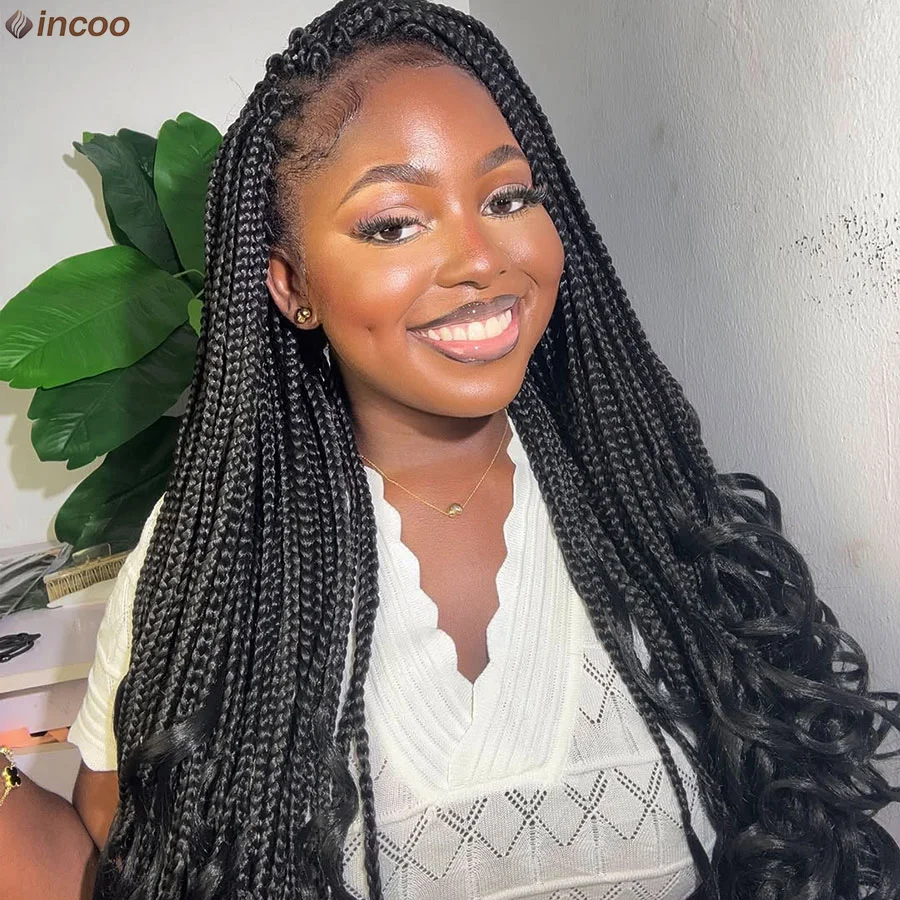 

Новый Ombre блондинка со спиральными кудрями, плетеный полный парик фронта шнурка для женщин, плетеные парики без узлов с французскими вьющимися косами