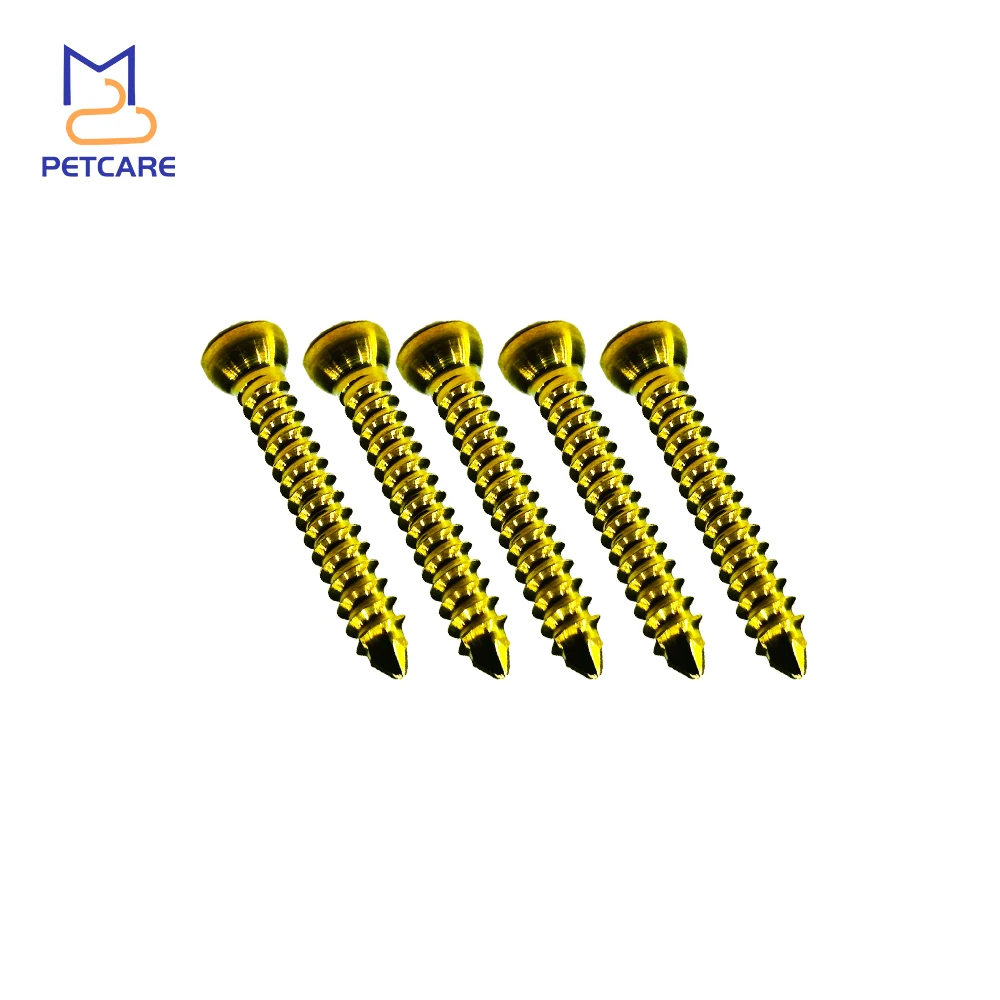 

1.5mm Titanium Stardrive Cortical Screws, Veterinaria Orthopedic Surgical Implants, Pet Veterinary Equipment, Dog Accessories