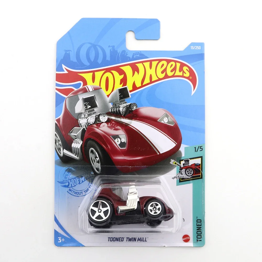 2021-13 TOONED TWIN MILL Original Hot Wheels Mini Alloy Coupe 1/64 Metal Diecast Model Car Kids Toys Gift