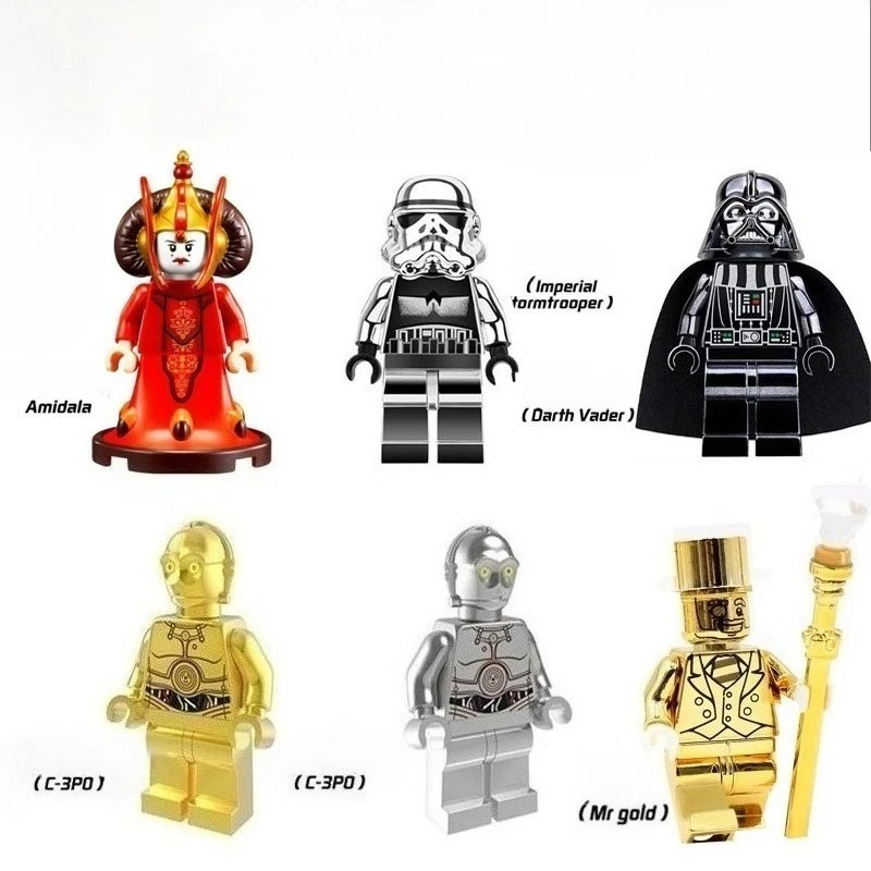 

Новые мини-фигурки из лимитированной серии Star Wars с гальваническим покрытием: C-3PO, Дарт Вейдер, Амидала. Конструкторы, игрушки для самостоятельной сборки, подарки для коллекционеров и детей.