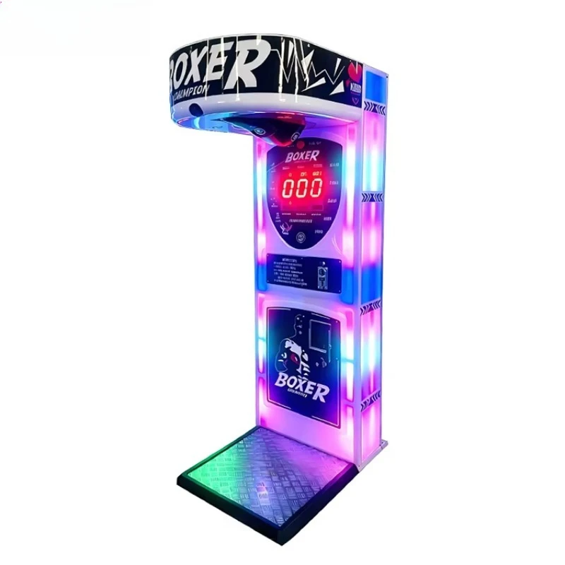 Big Fist Boxing Game Console Coin Operated Arcade Boxing Punch Game Machine For Amusement Center