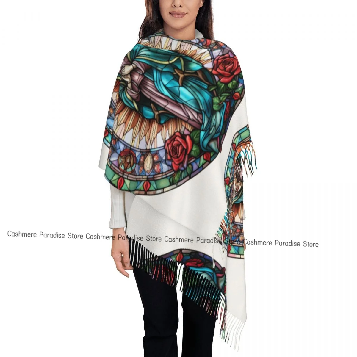 

Our Lady Of Guadalupe Virgin Mary Scarf Men Women Winter Warm Scarves Shawl Wrap