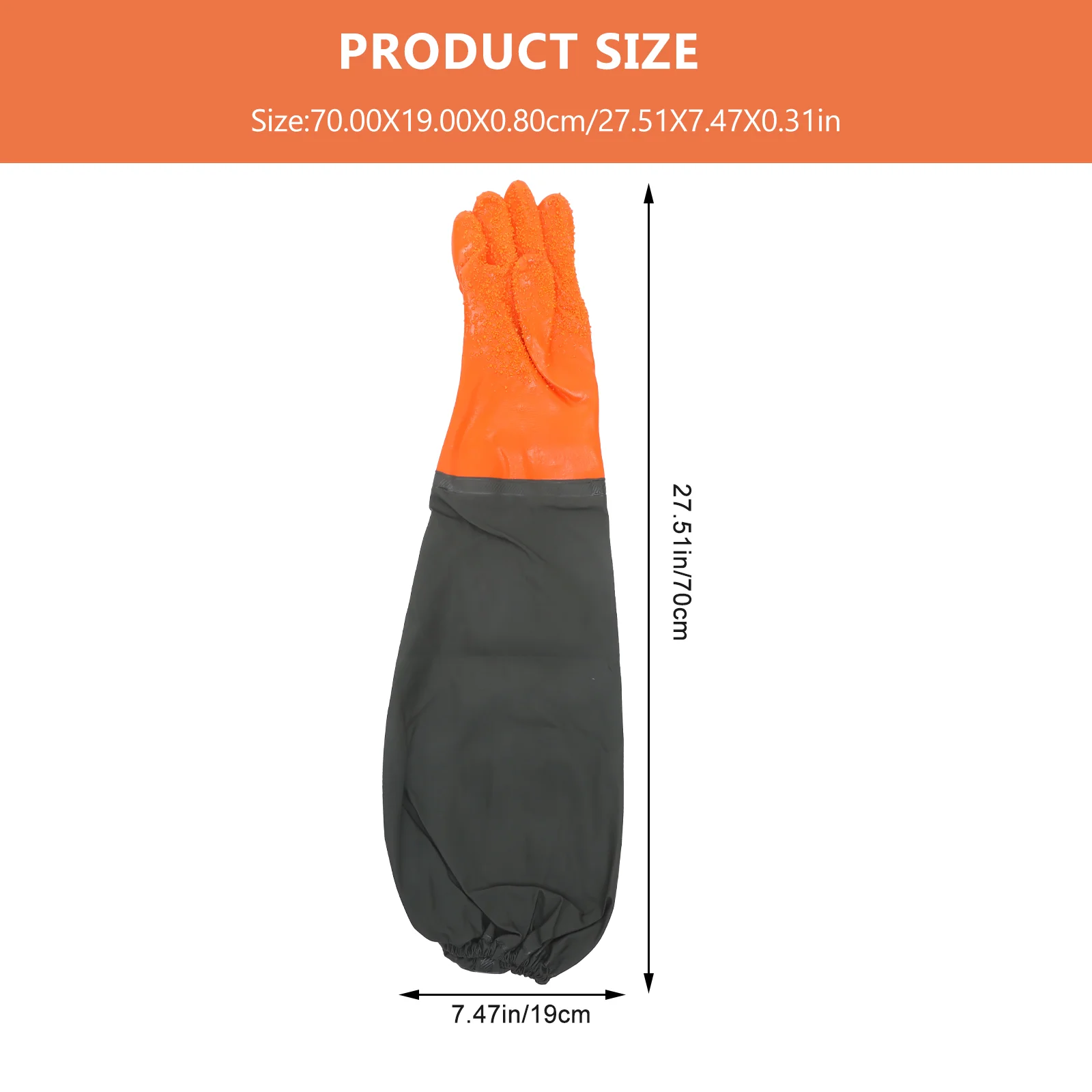 Guantes impermeables Extra largos calentados para hombres multifunción pescado esquí jardinería tela lavavajillas trabajo pesca