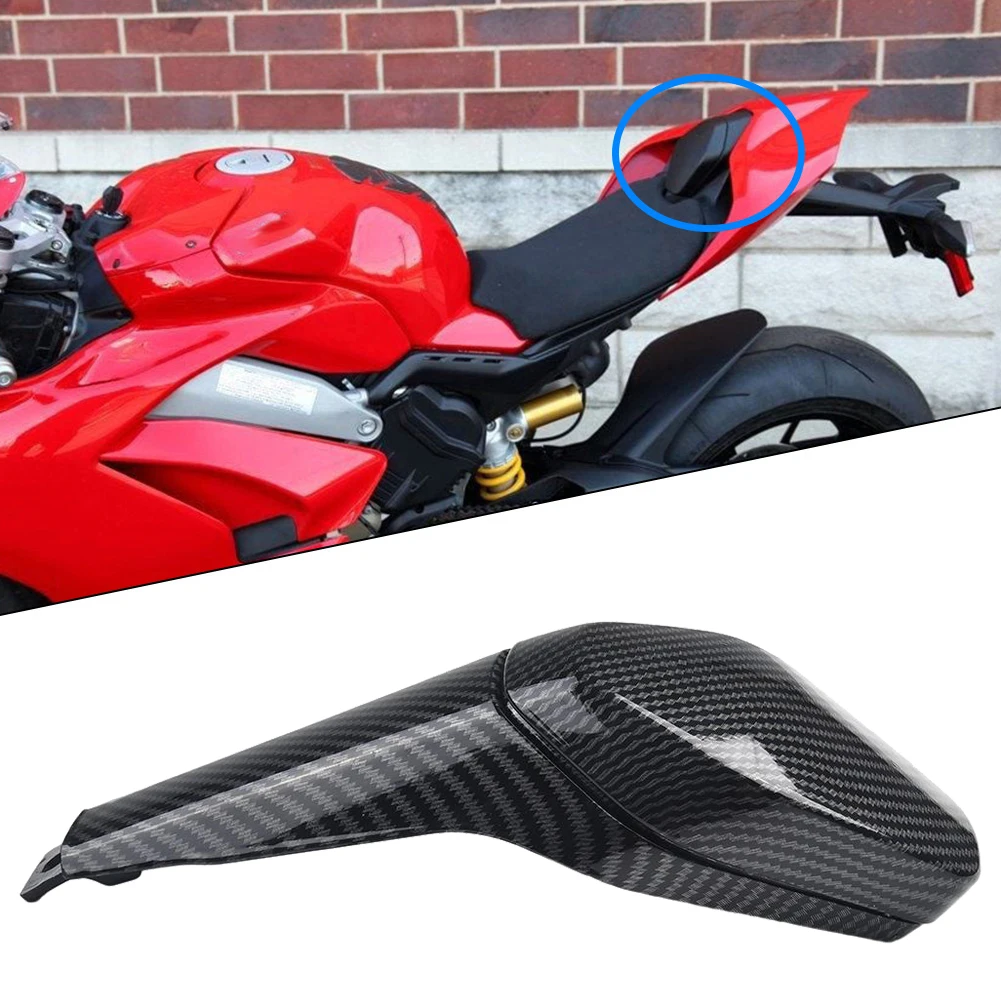 Enhance your For Ducati Panigale V4 S V2 Streetfighter with this Carbon Fiber Black Rear Cover Premium Quality Easy to Install