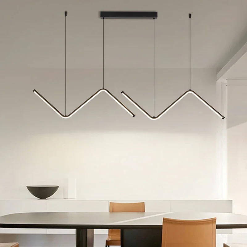 Modern LED Pendant Light Chandelier for Dining Room Kitchen Bar Restaurant Home Decor Led Lighting Remote Control Cord Pendant