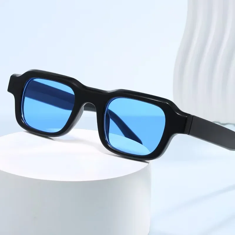 Women Vintage Rectangle Frame Sunglasses Fashion Retro Sun Glasses Luxury Brand Design Glasses UV400 Eyewear Men Goggle