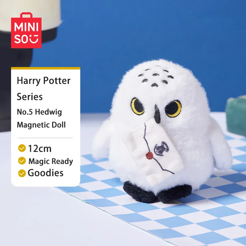 MINISO 해리포터 시리즈 5 헤드위그 마그네틱 인형, 귀여운 봉제 인형