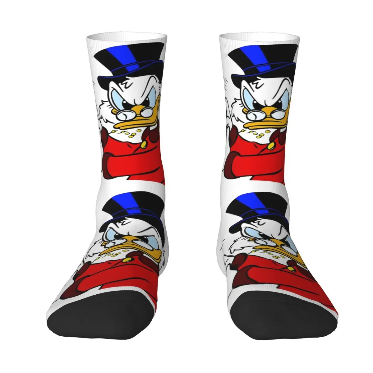 Scrooge McDuck Money Socks Elegant Stockings Winter Anti Bacterial Men Socks Soft Breathable Pattern Running Socks