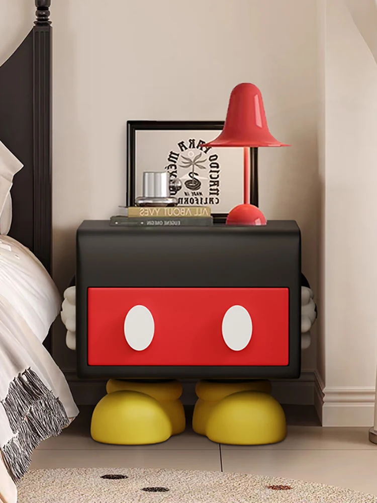 Cartoon Nightstands Resin Furniture Wood Luxury Home Living Room Storage Cabinet Decoration With Drawers Bedroom Bedside Tables